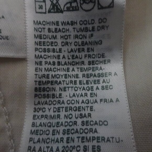 Levi's Wide Leg Pants Women's Size 27x32 Beige Twill High Loose Taper - Picture 11 of 11